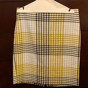 Ann Taylor Spring Checkered Skirt